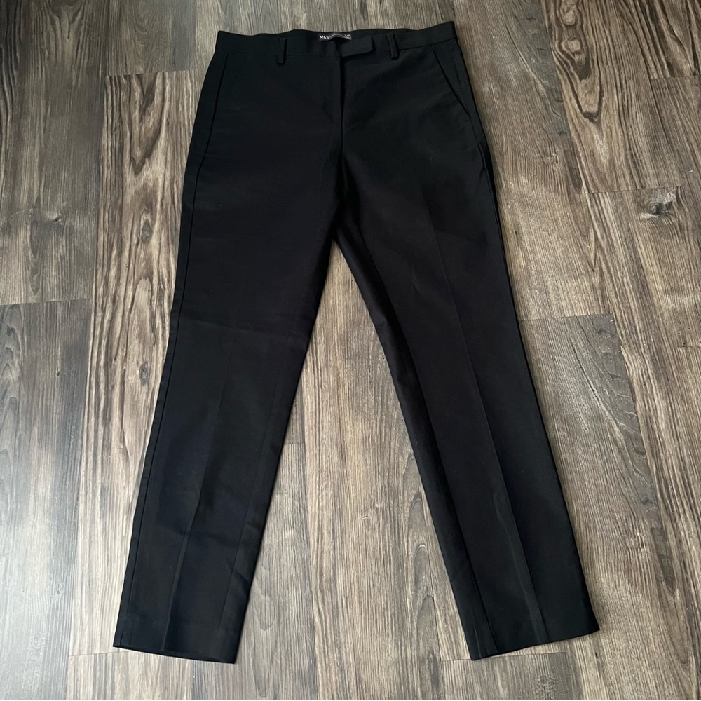 M&S Marks & Spencer Black Trouser Pants